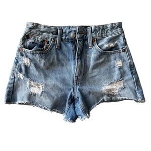 MADEWELL Distressed Denim Women's Shorts 23in